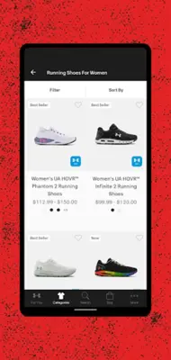 Under Armour Shoes & Clothes android App screenshot 2